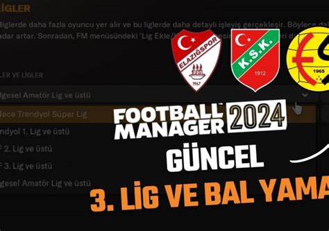 FM 2024 ve BAL Yaması Football Manager .